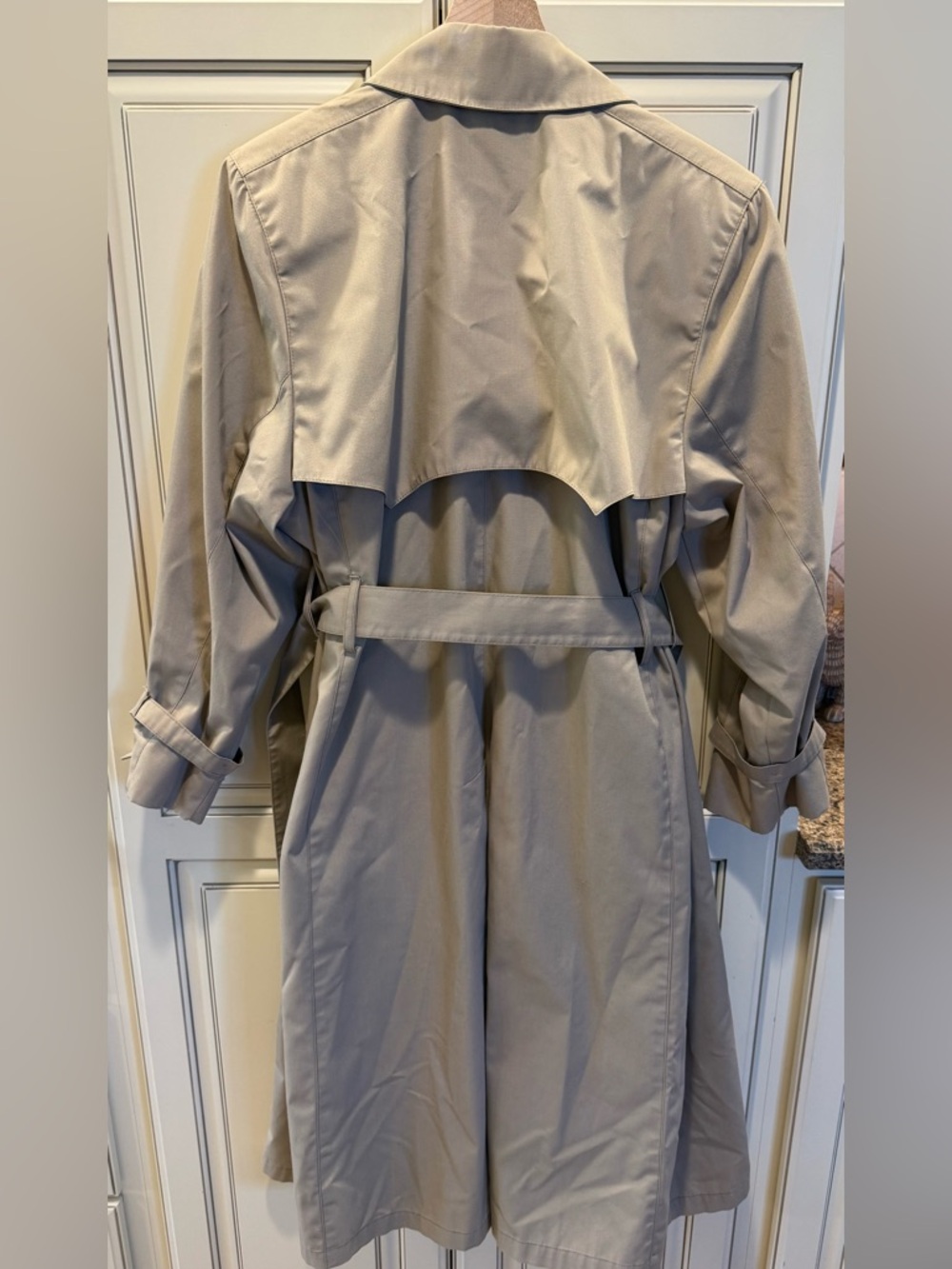 London Fog Beige Trench Coat - Wamsutta Exclusive - Picture 3 of 12